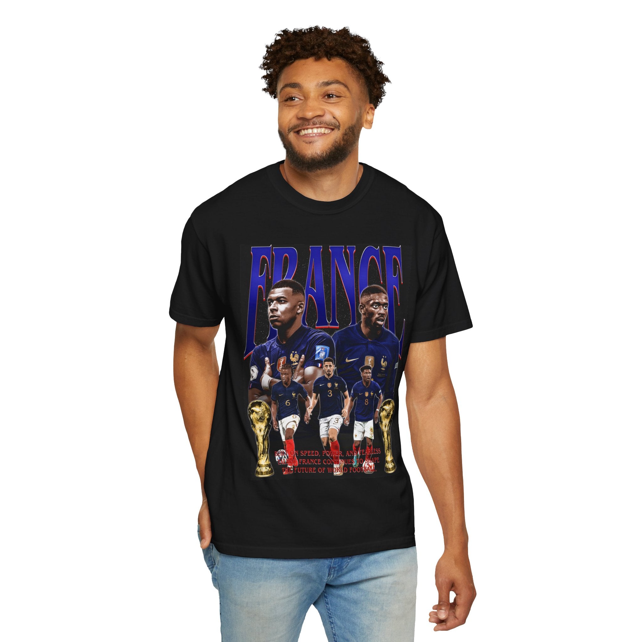 France World Cup Champions T-Shirt — French National Team Soccer Jersey Tee