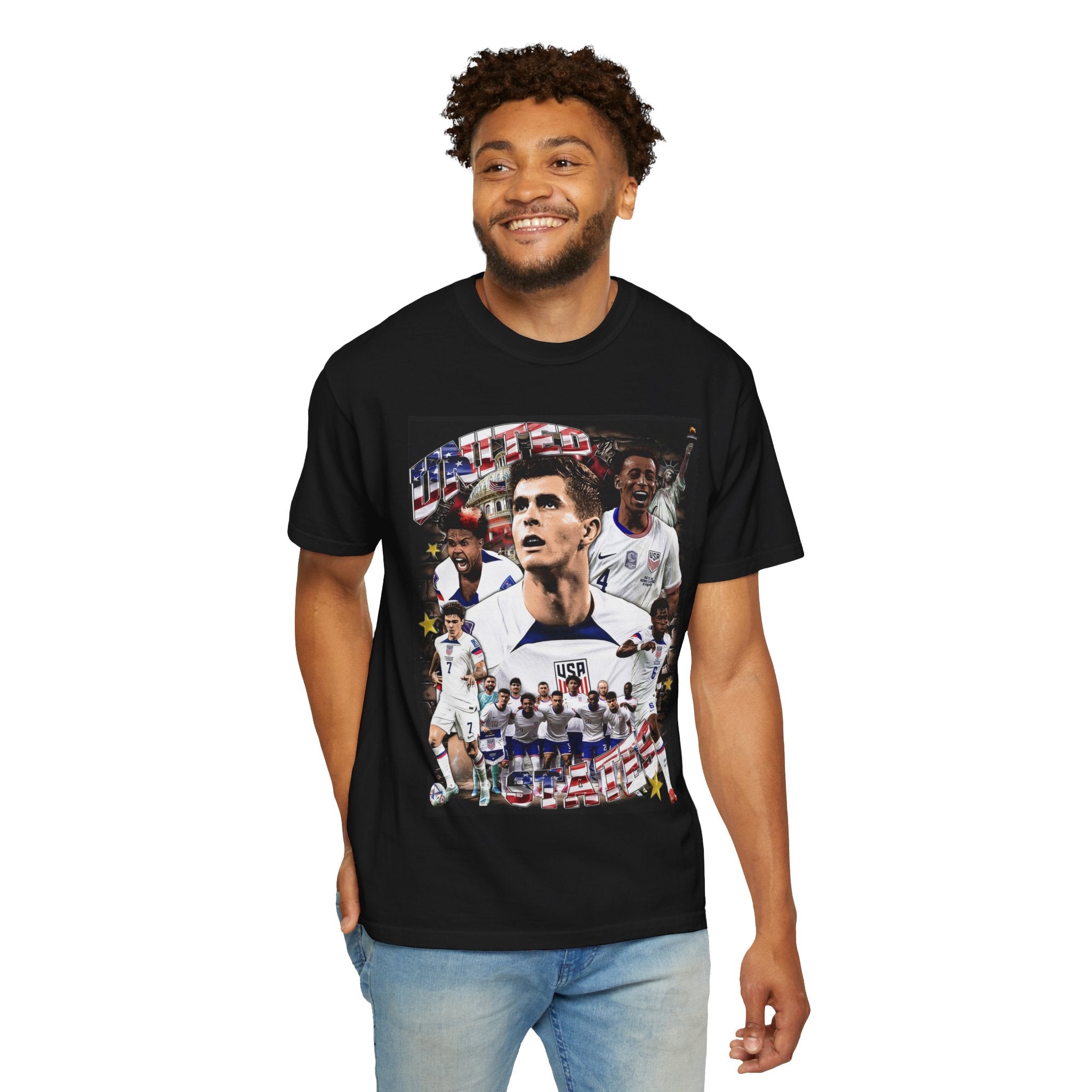 Soccer Collage T-Shirt — USMNT Team & Players Graphic Tee
