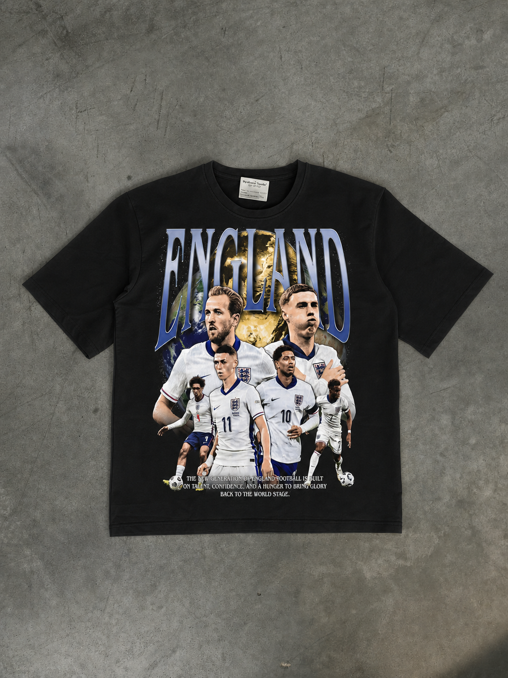 England Football Players Graphic T-Shirt — Lioncrest Team Soccer Tee