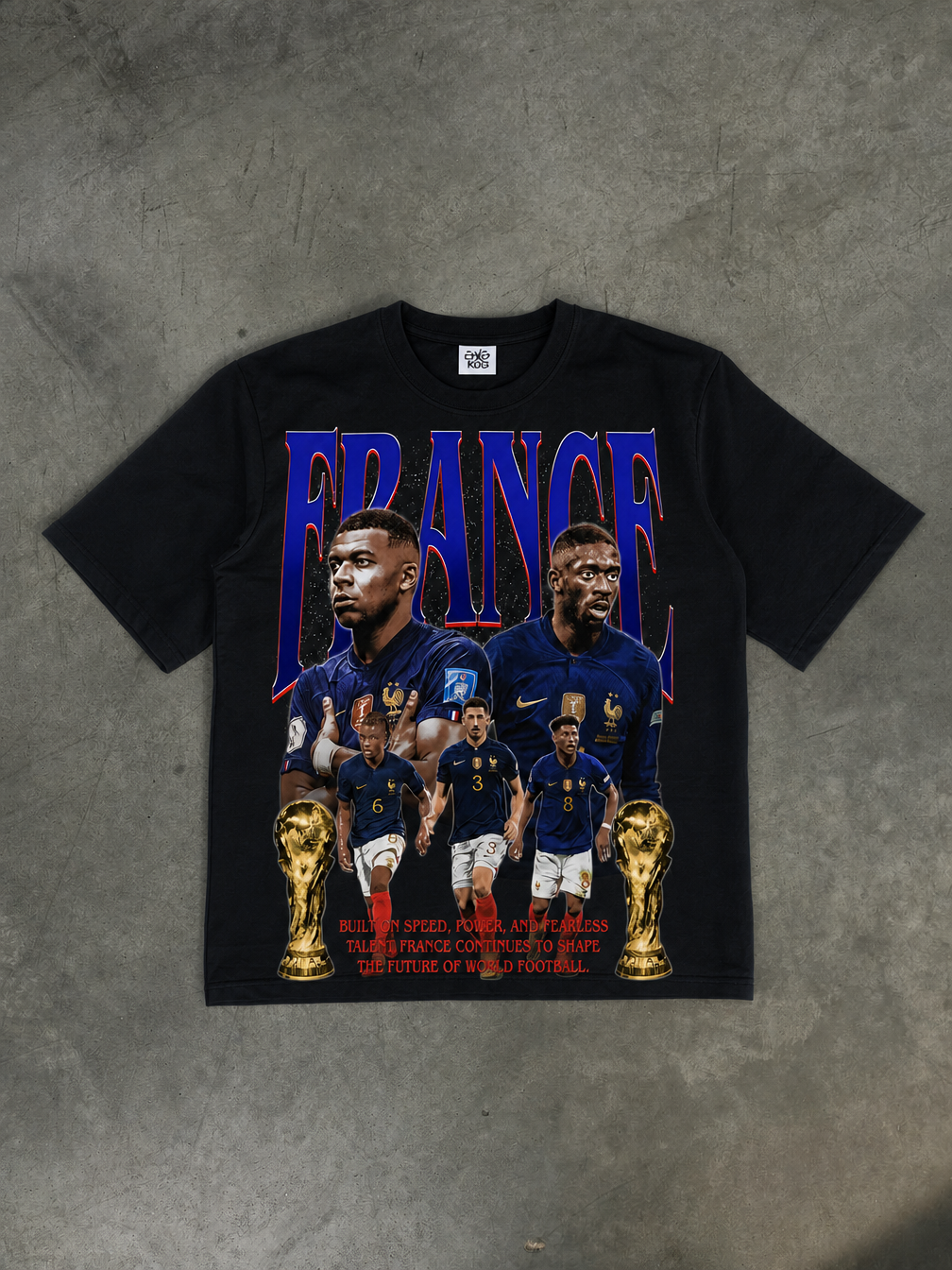 France World Cup Champions T-Shirt — French National Team Soccer Jersey Tee