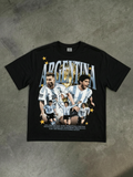 Argentina Soccer T‑Shirt - Retro Messi World Cup Fan Tee