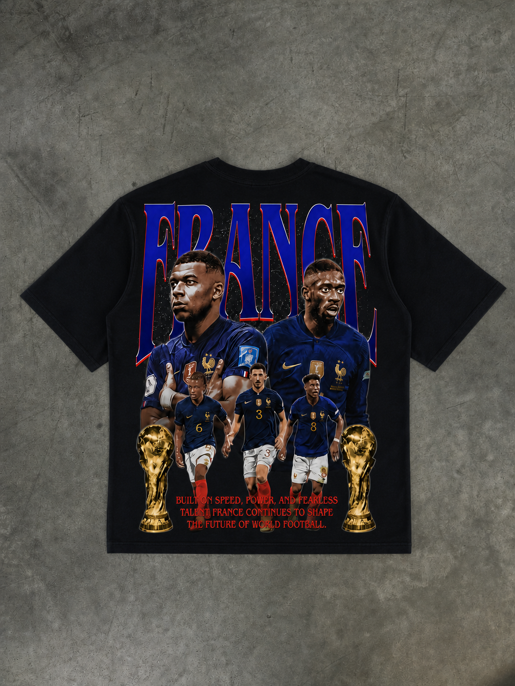 France World Cup T-Shirt - Back Design