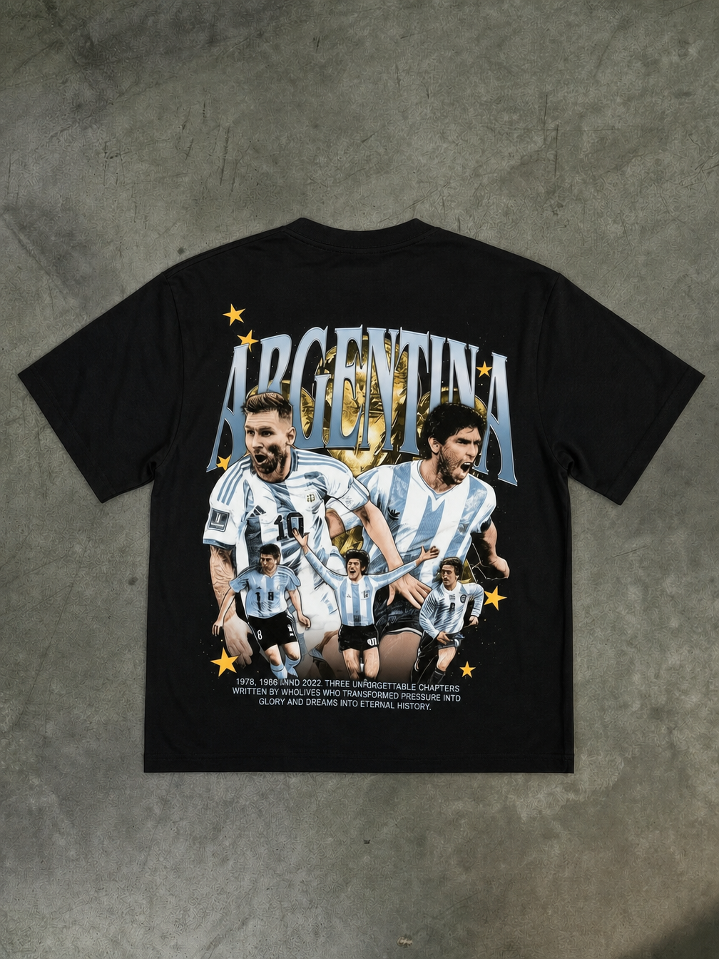 Argentina World Cup T-Shirt - Back Design