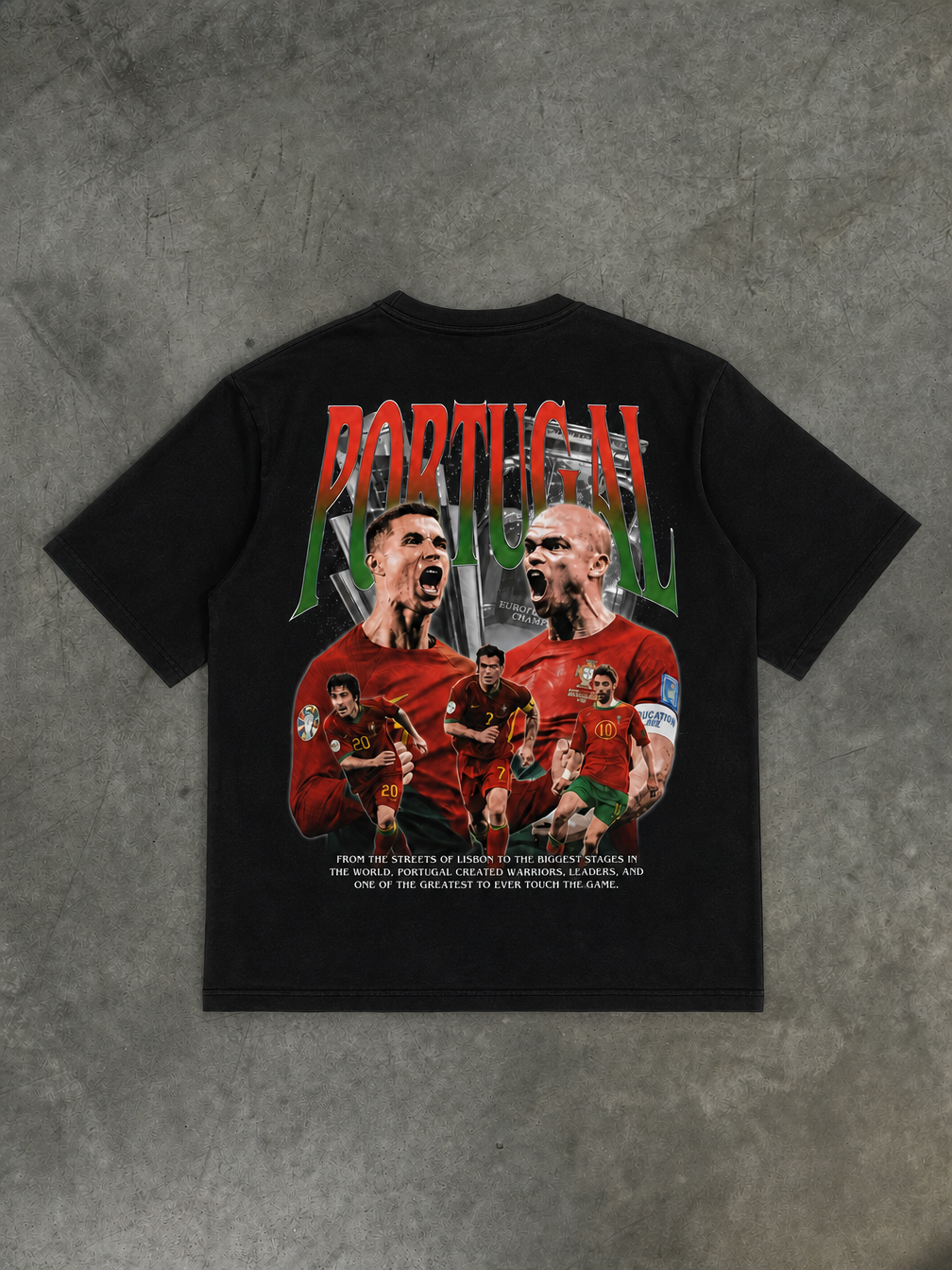 Portugal World Cup T-Shirt - Back Design