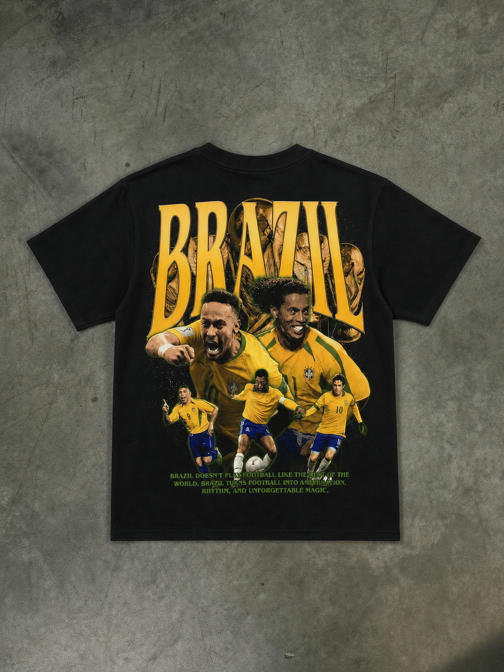 Brazil World Cup T-Shirt - Back Design