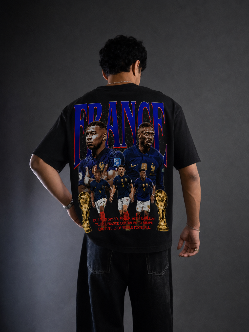France World Cup T-Shirt - Back Design