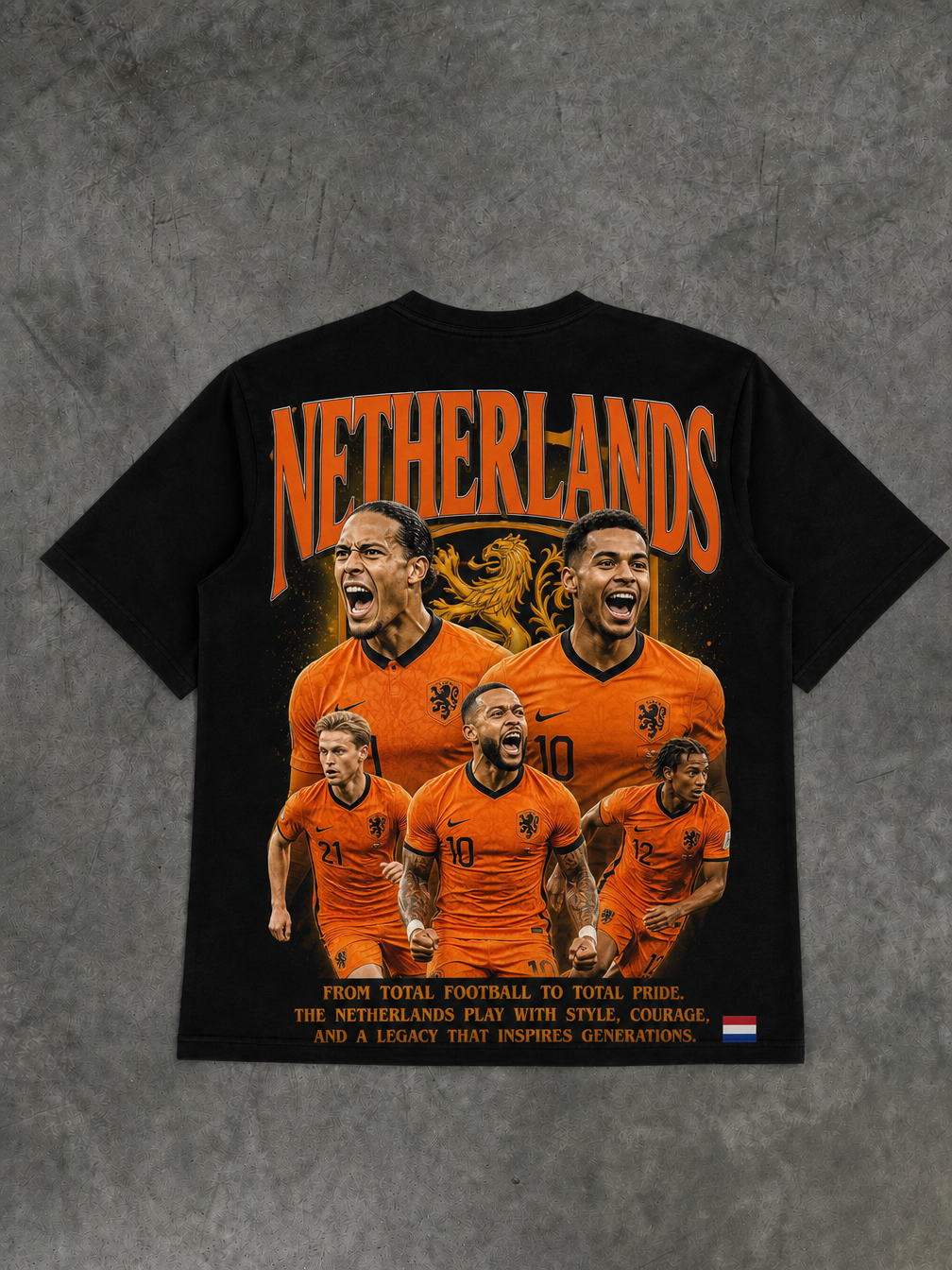 Netherlands World Cup T-Shirt - Back Design