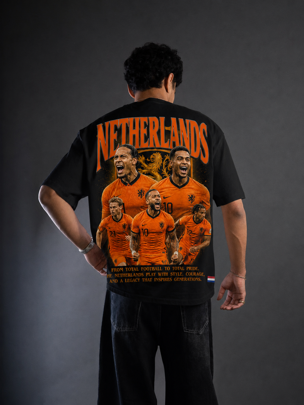 Netherlands World Cup T-Shirt - Back Design