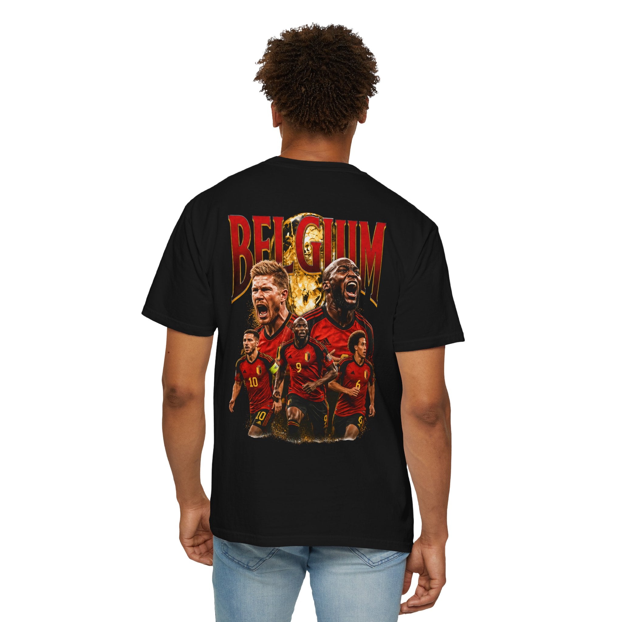 Belgium World Cup T-Shirt - Back Design