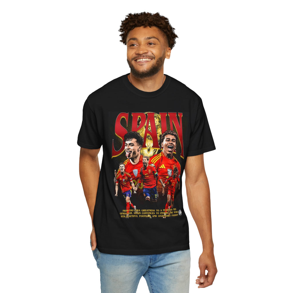 Spain Soccer T-Shirt — Spanish National Team Players Graphic Tee